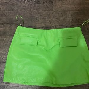 Green skirt